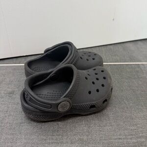 Crocs size 5 toddler black